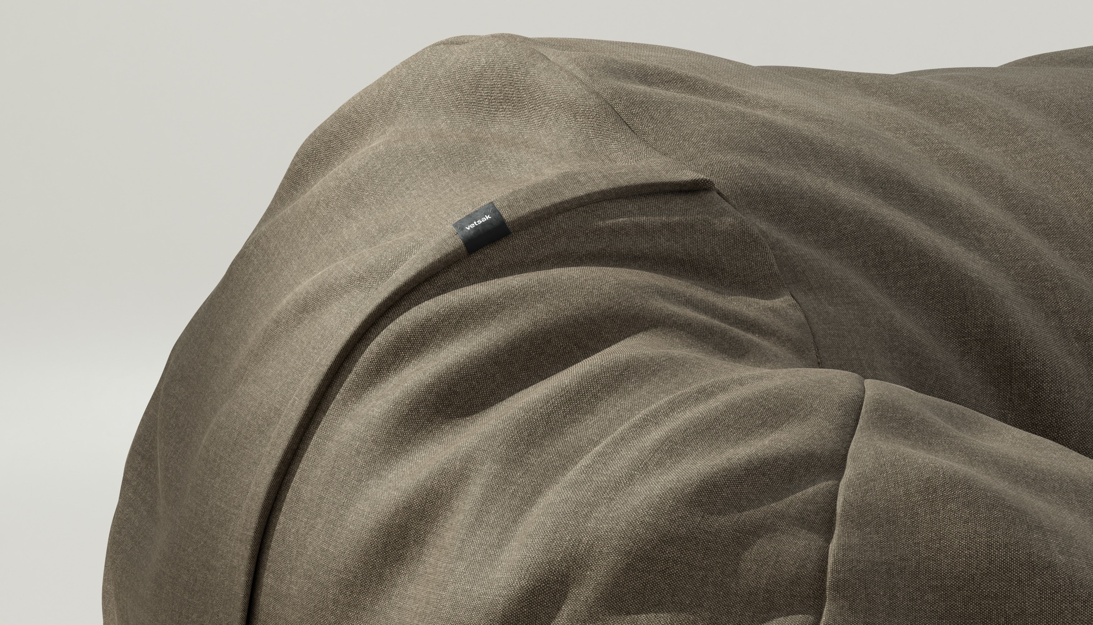 vetsak | Sitzsack Large - Pique - Taupe - Image 3