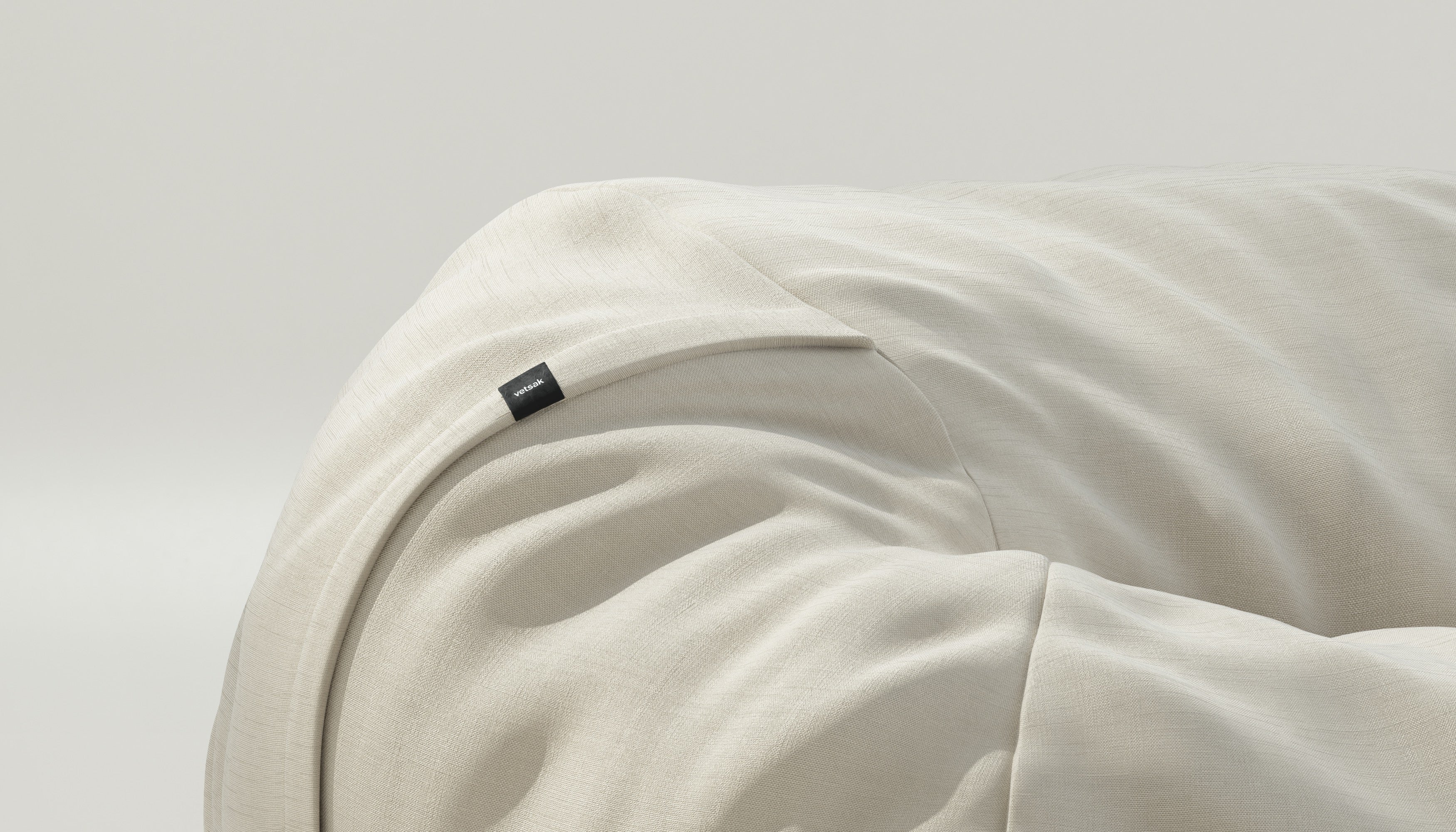 vetsak | Sitzsack Medium - Pique - Beige - Image 3