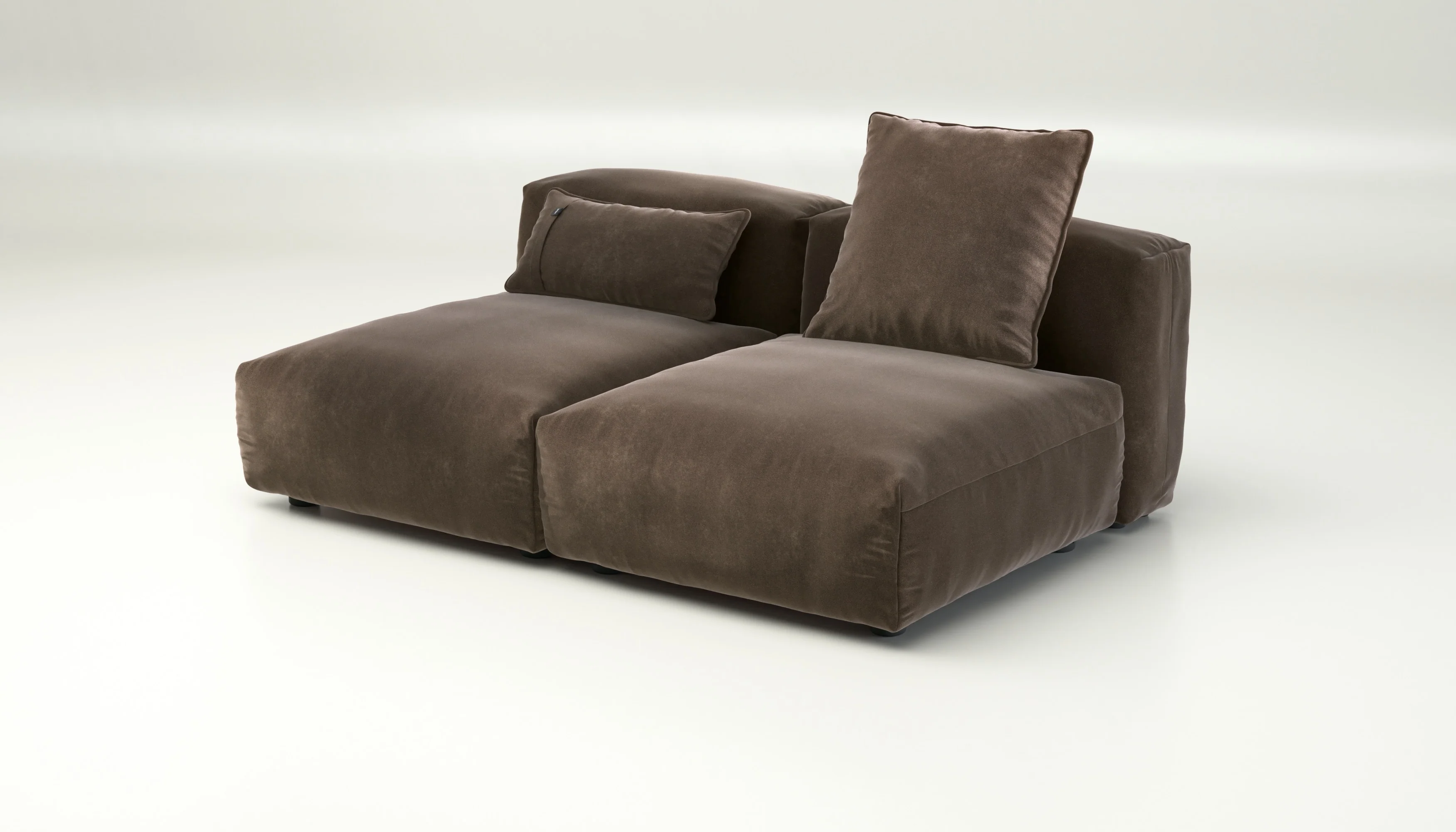 vetsak | Sofa Set 01 Medium - Suave - Espresso | Modulares Sofa | 2.5 Sitzer - Image 3