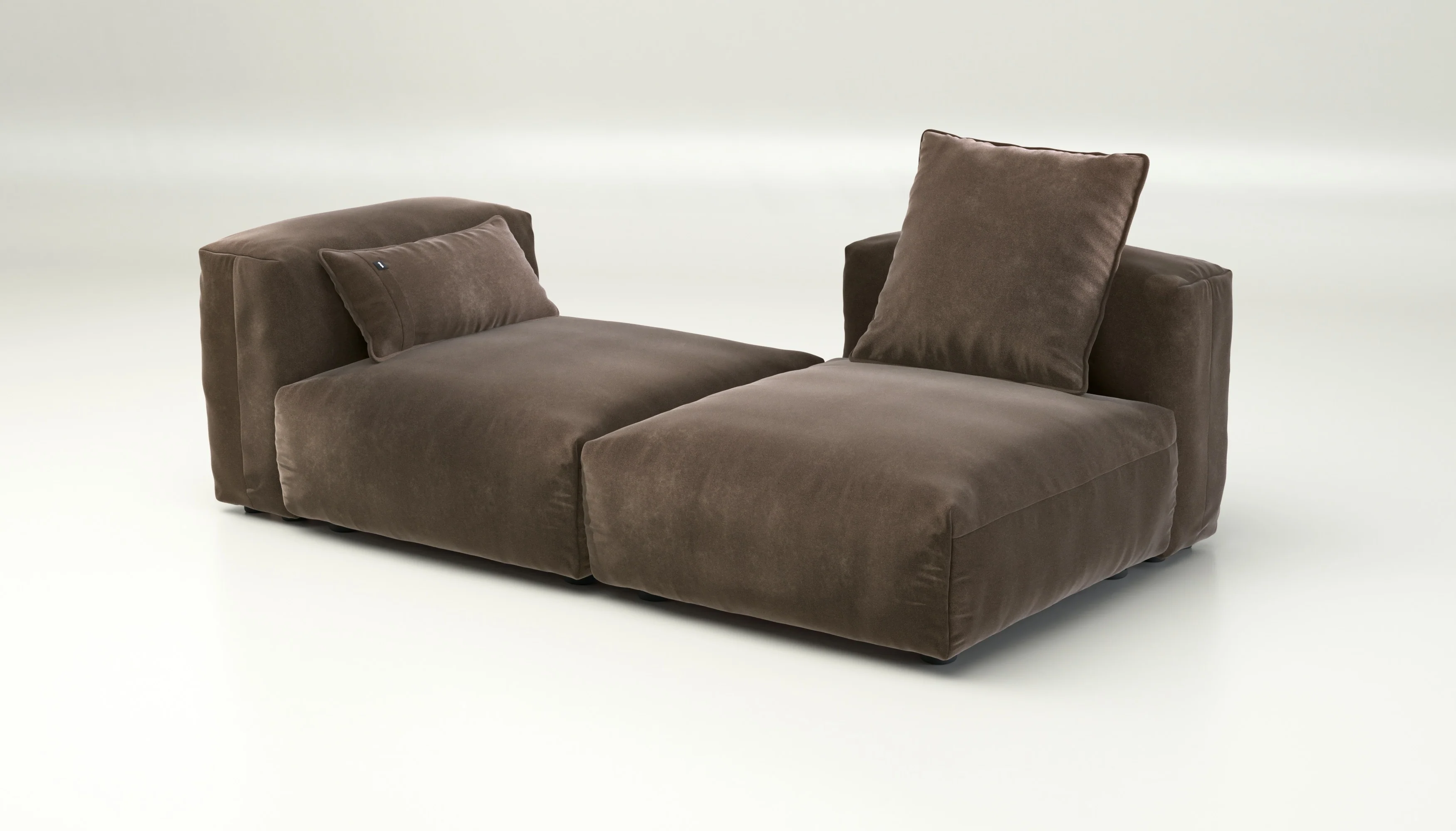 vetsak | Sofa Set 01 Medium - Suave - Espresso | Modulares Sofa | 2.5 Sitzer - Image 4