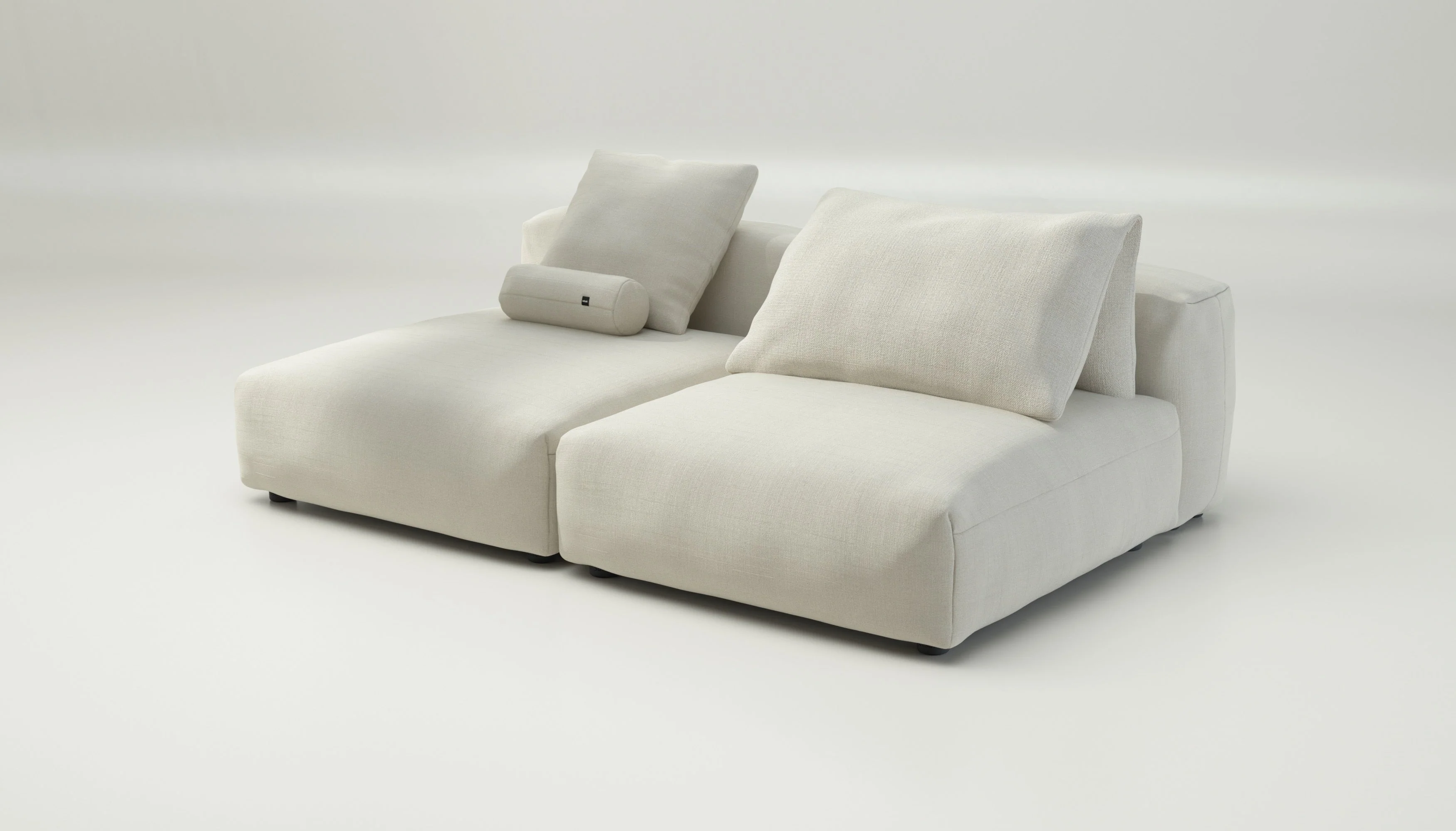 vetsak | Sofa Set 01 XLarge - Pique - Creme | Modulares Sofa | 3.5 Sitzer - Image 3
