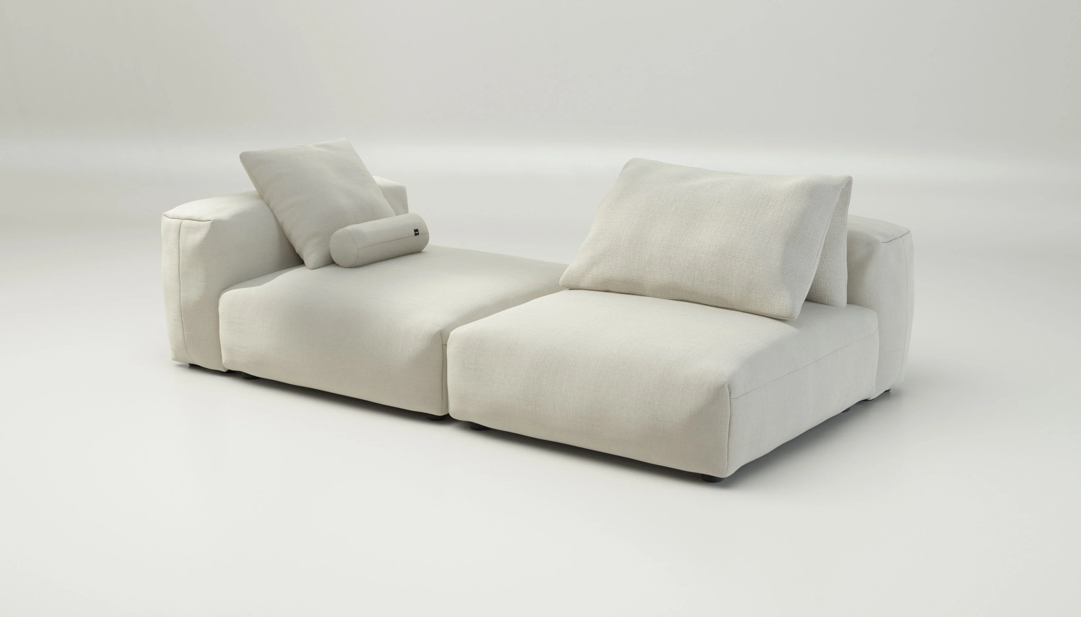 vetsak | Sofa Set 01 XLarge - Pique - Creme | Modulares Sofa | 3.5 Sitzer - Image 4