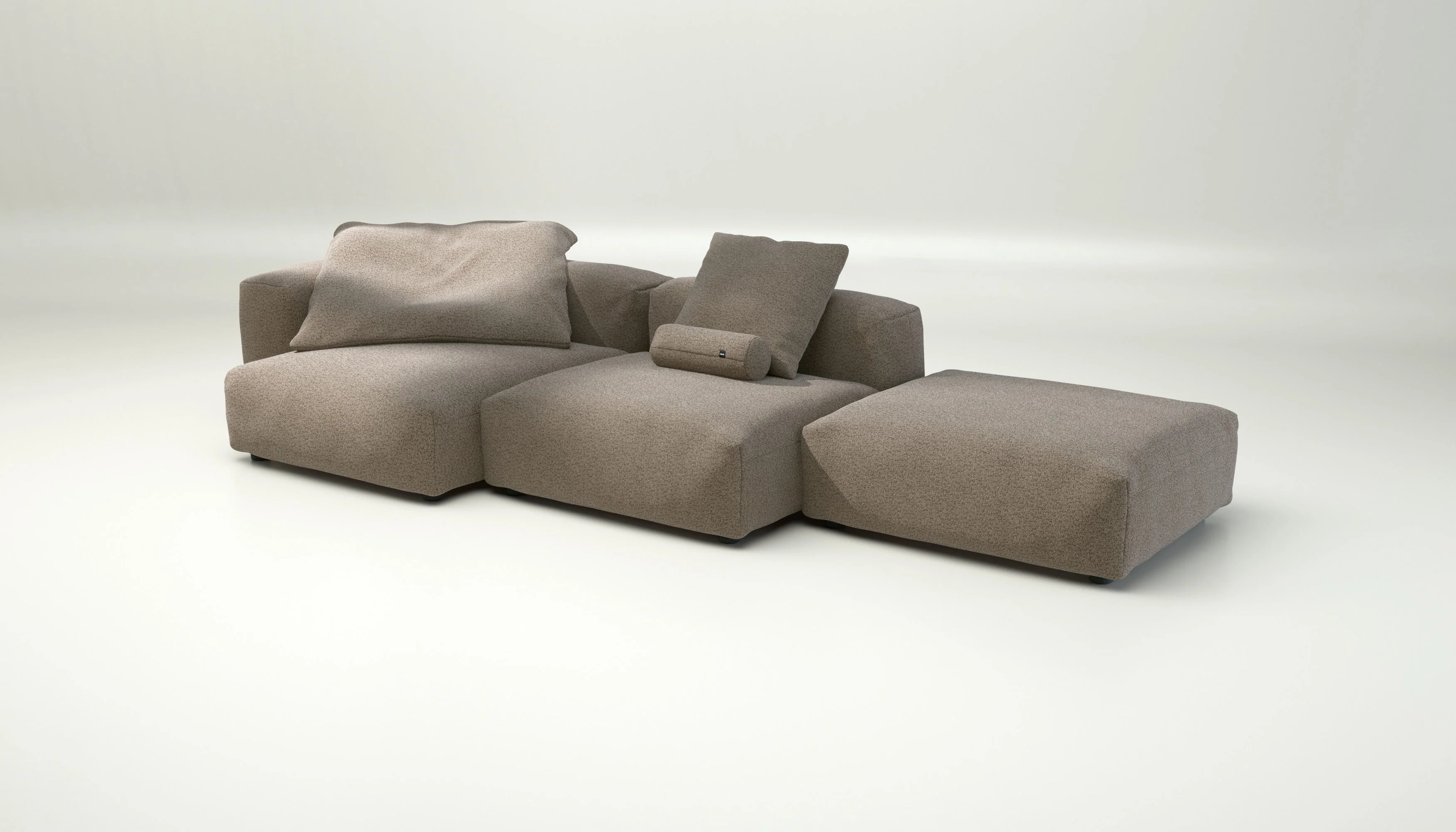 vetsak | Sofa Set 04 - Loop Loop - Taupe | Modulares Sofa | 5 Sitzer | Big Sofa - Image 4
