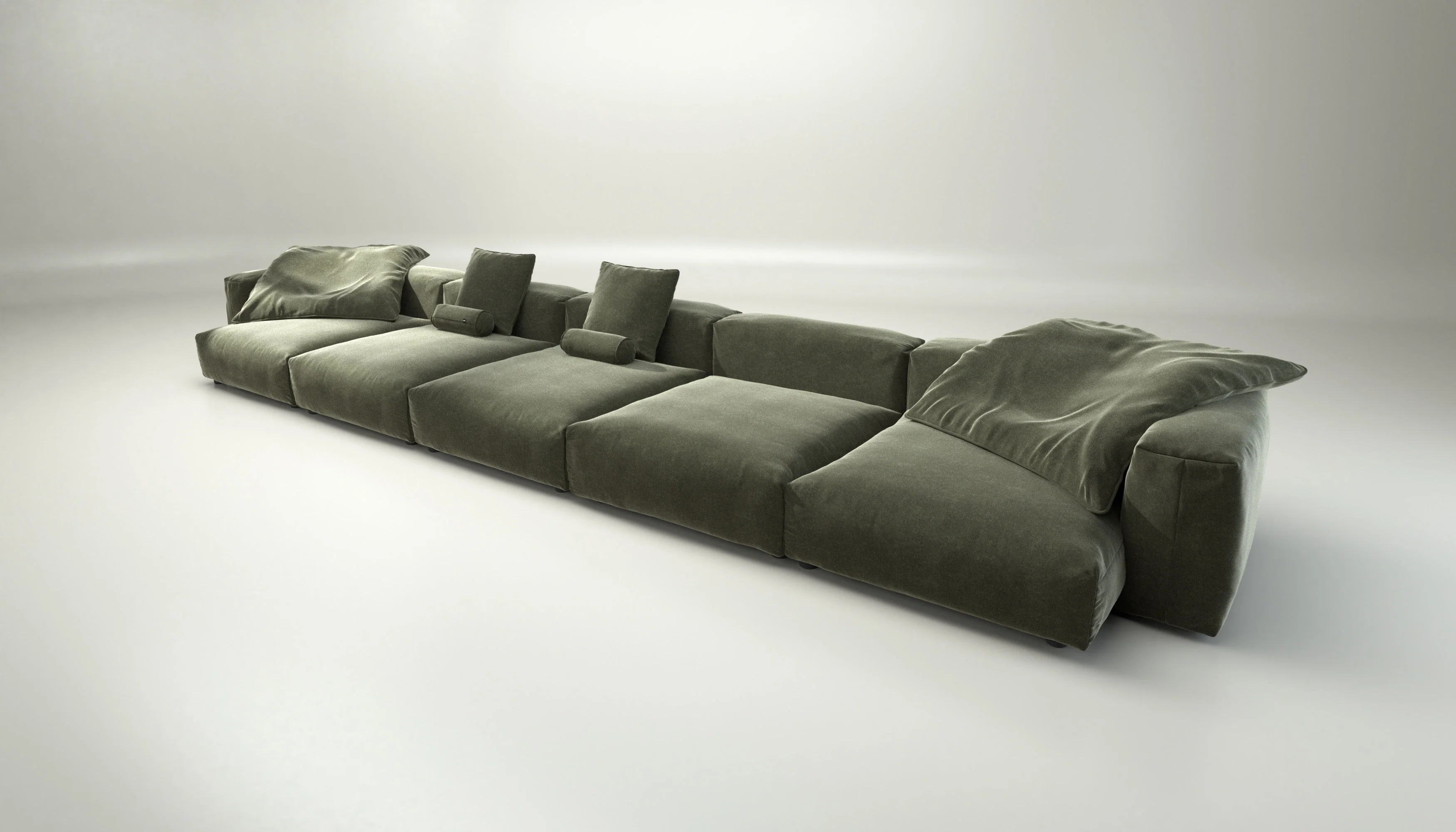 vetsak | Sofa Set 06 - Suave - Pine | Modulares Sofa | 6.5 Sitzer | Big Sofa | U Sofa | Ecksofa - Image 4