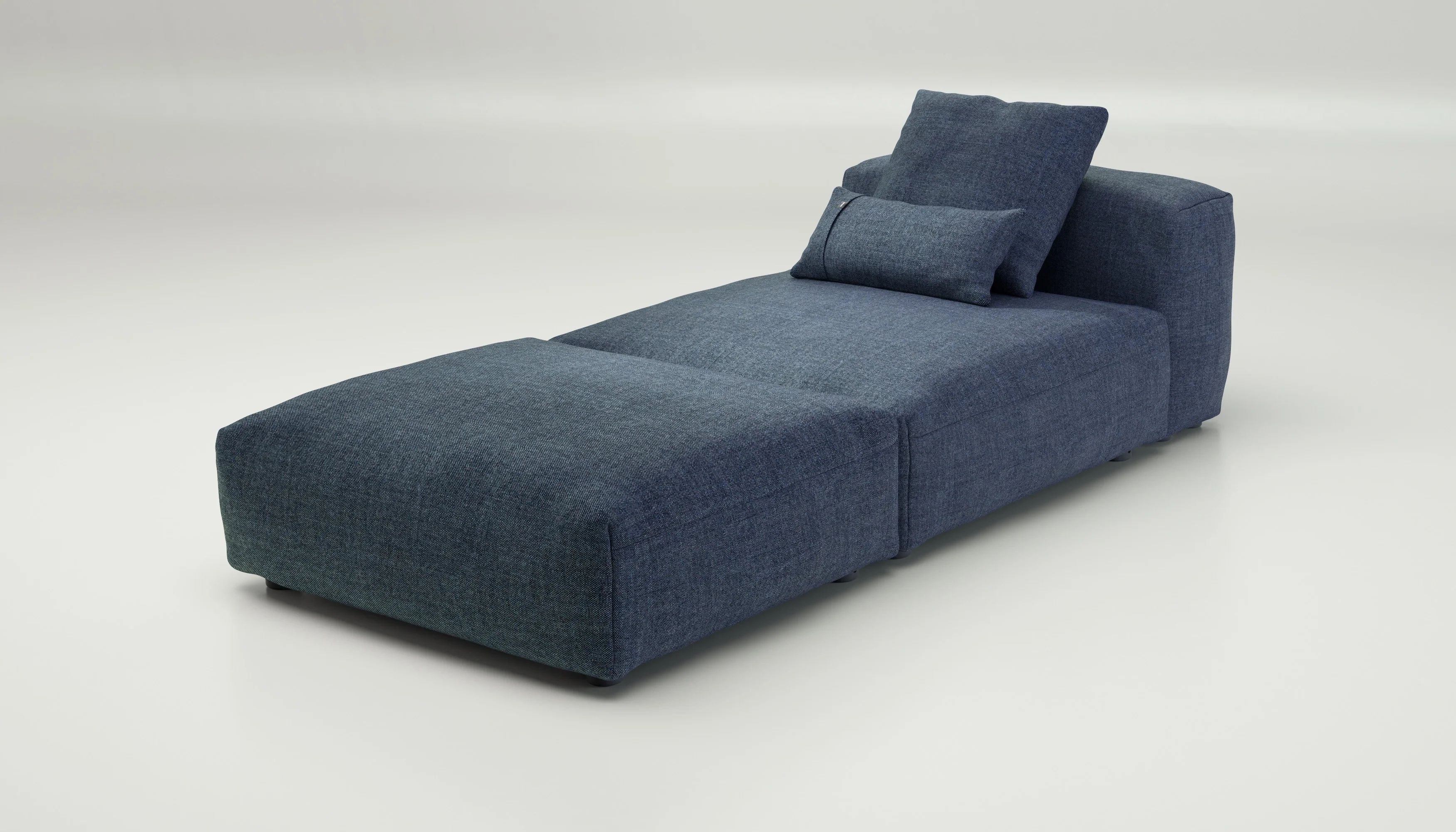vetsak | Sofa Set 07 - Sun Lounger - Pique - Dark Blue | Modular Sofa | 2 Seater | Daybed | Chaiselounge - Image 3