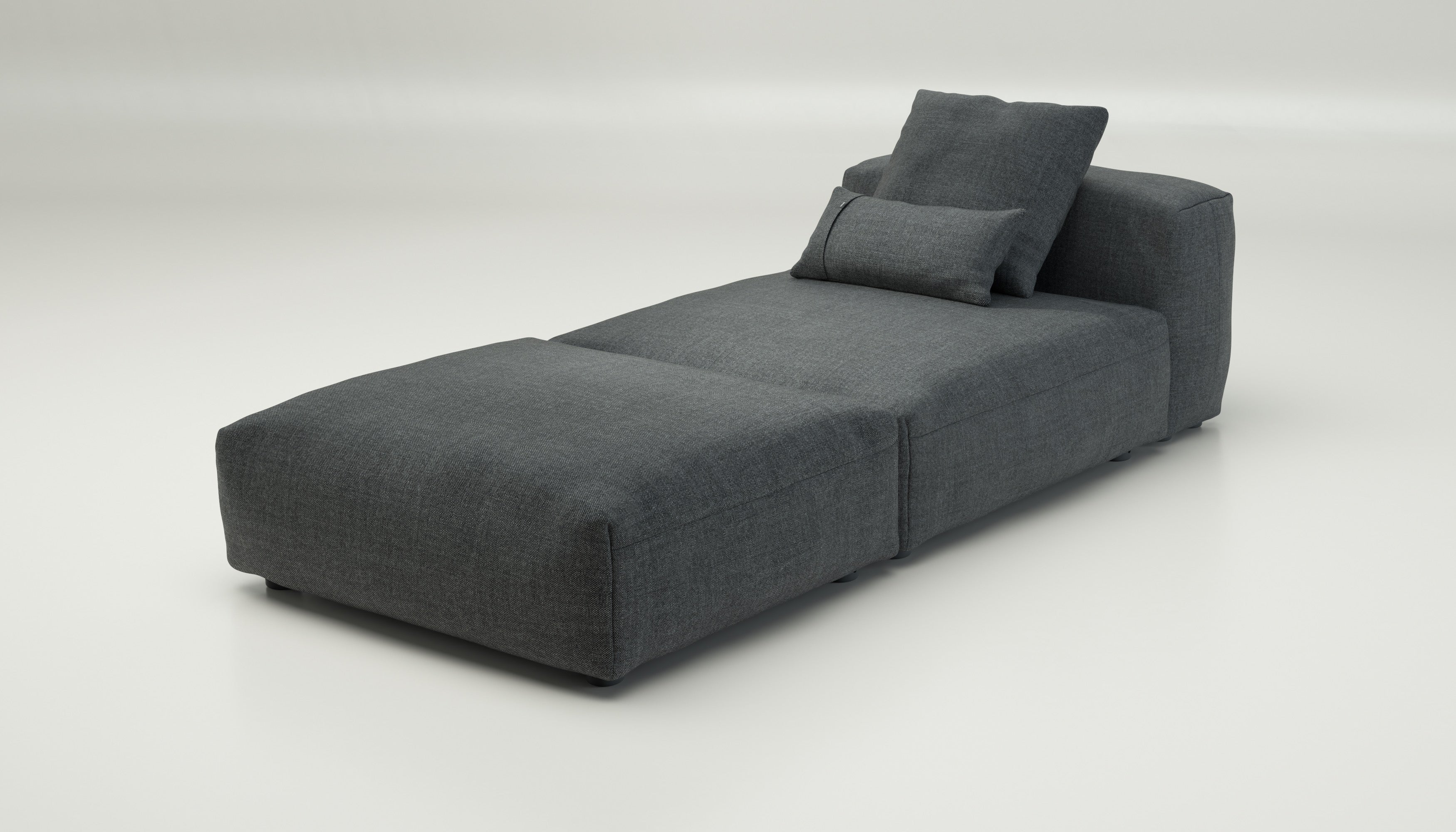 vetsak | Sofa Set 07 - Sun Lounger - Pique - Dark Grey | Modular Sofa | 2 Seater | Daybed | Chaiselounge - Image 3